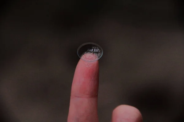 eye lens at the tip of your finger