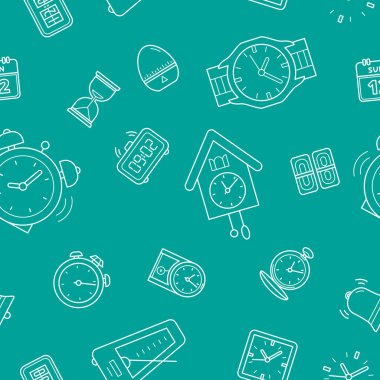 Saat - Saat, kronometre, kronometre, zamanlayıcı, kol saati, grafik tasarım takvimi için vektör arkaplan