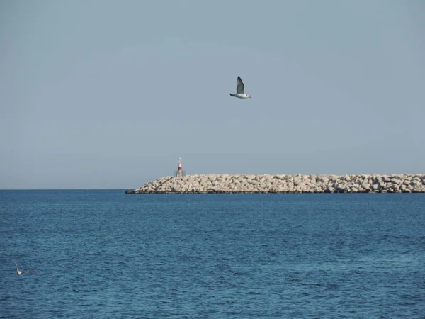 Mar Mediterráneo Costa Mersin — Foto de Stock