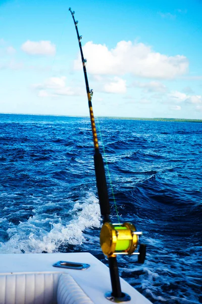 Fishing Rod Beach — Stock Photo, Image