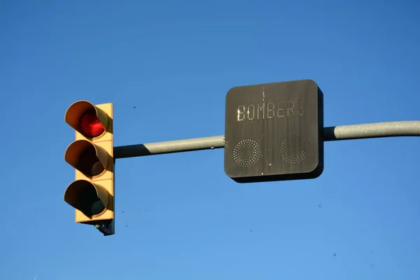 Traffic light for everyone and traffic light for firefighters