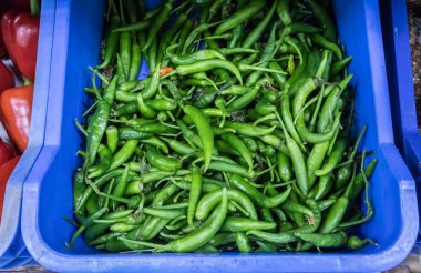 Süper pazarda küçük biber