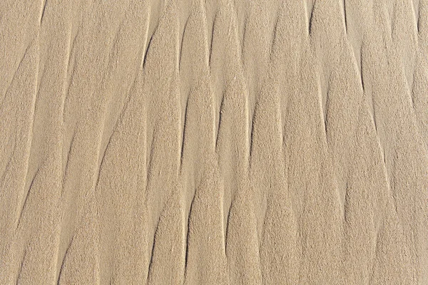 Brands Made Water Flowing Sand Beach — Stock Photo, Image