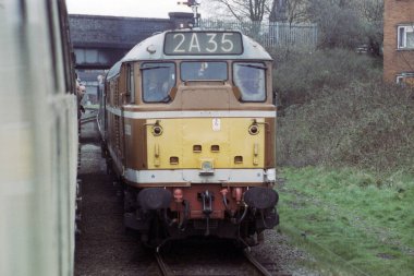 Loughborough, İngiltere, 2018: Heritage trenleri Great Central 'da (Heritage).