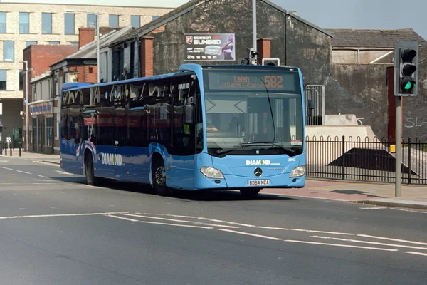 Autobús Bolton Reino Unido — Foto de Stock