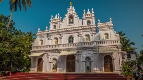 Lady Mount Carmel Templom Arambol Goa — Stock videók