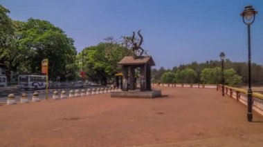 Şehir hiperlapse modern sanat