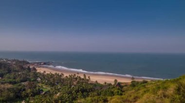 Plaj Hindistan Fort Chapora Hyperlapse