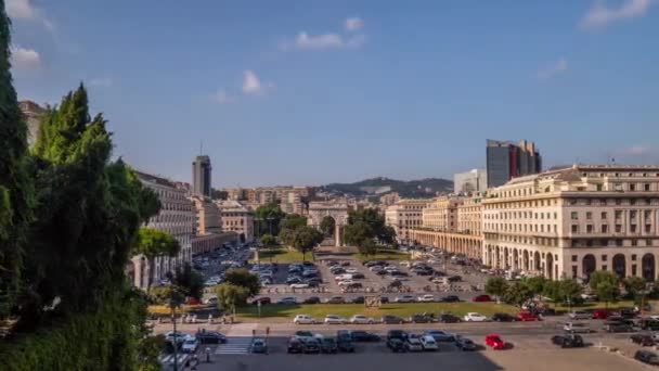 GENOA, ITALIE - Hyperlapsus "Arco Della Vittoria" — Video
