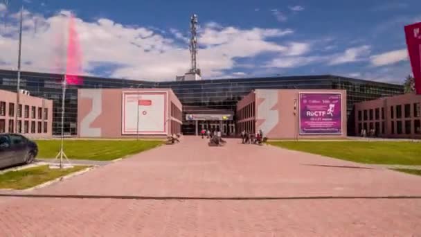 Junho de 2019: Parque Tecnológico de Construção hiperlapso de Ekaterinburg — Vídeo de Stock