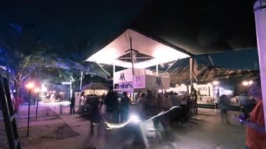 Aralık, 2019 Marbella Goa Hindistan Hiperlapse 4k