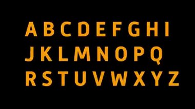 parlayan alfabe. 2d İlginç Alfabe Görüntüleme Benzersiz Duygular Koruyacak