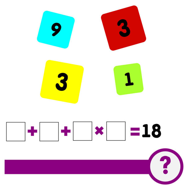 Подсчет игр для детей и взрослых. Образовательная математическая игра. Результат. Кроссворд для социальных сетей. Ребус. Загадка для разума. Загадка с числами
.