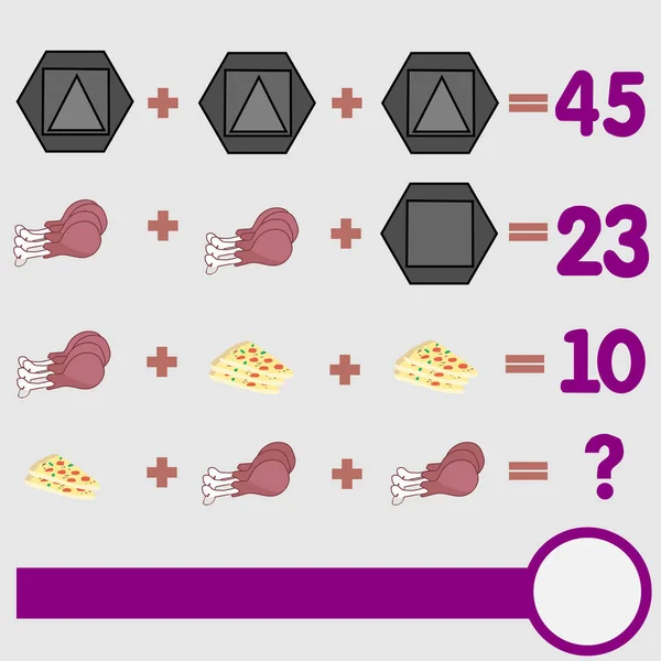 Çocuklar Yetişkinler Için Oyunlar Sayma Eğitici Matematik Oyunu Sonuç Sosyal — Stok fotoğraf