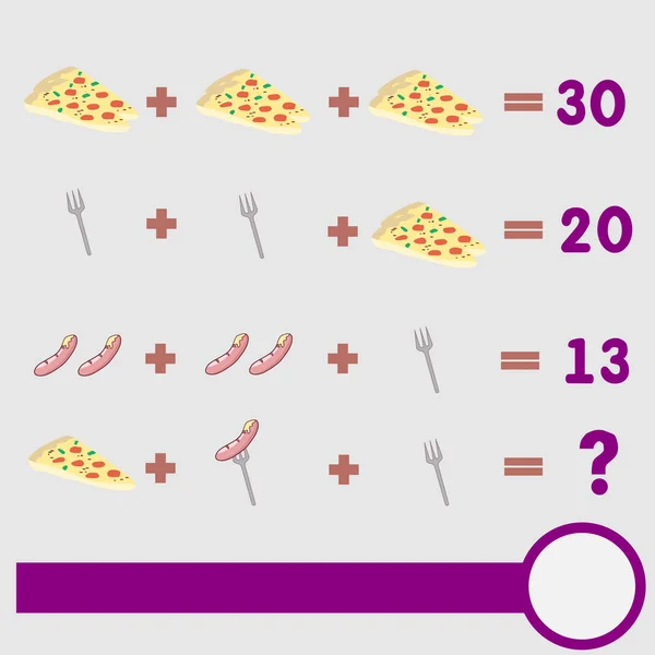 Counting games for kids and adults. Educational math game. Result. Crossword for social networks. Rebus. Riddle for the mind. Riddle with numbers.