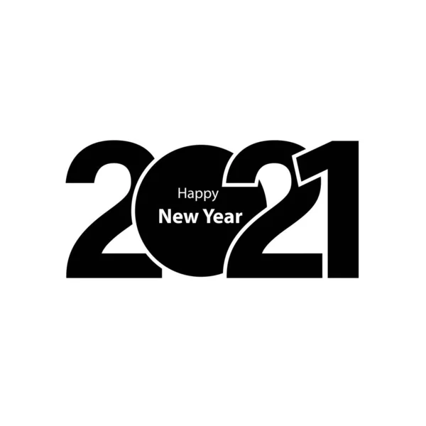 Szczęśliwego Nowego Roku 2021 Szablon Projektu Projektowanie Kalendarza Kart Okolicznościowych — Zdjęcie stockowe