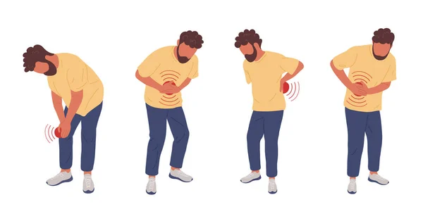 Farklı acı çeken insanlar.