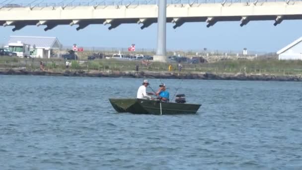 Bethany Beach Delaware Verenigde Staten Juni 2020 Vissers Kleine Boot — Stockvideo