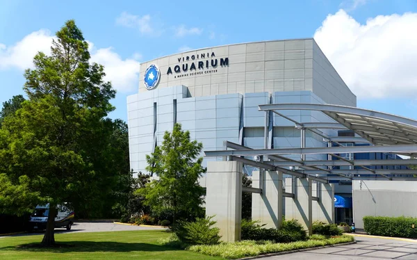 Virginia Beach Juni 2020 Het Virginia Aquarium Marine Science Center — Stockfoto