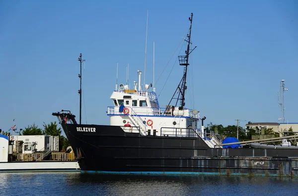 Lewes Delaware Usa September 2020 Ein Großes Frachtschiff Namens Delriver — Stockfoto