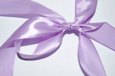 pastel renkler leylak mor atlas ribon yay