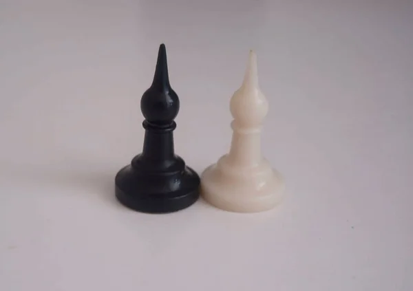 chess theme. Black and White bishops