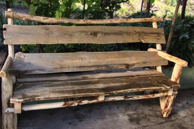 el yapımı ahşap bank