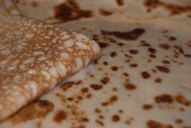 makro kızarmış altın lezzetli krep