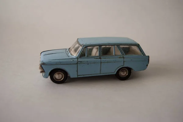 Retro Blue Starý Ruský Automobil — Stock fotografie