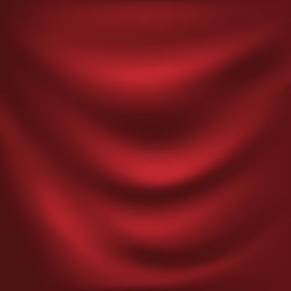Vecteur de tissu de soie rouge fond — Image vectorielle
