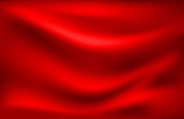 Rote Stoffoberfläche Für Hintergrund Vektorillustration — Stockvektor