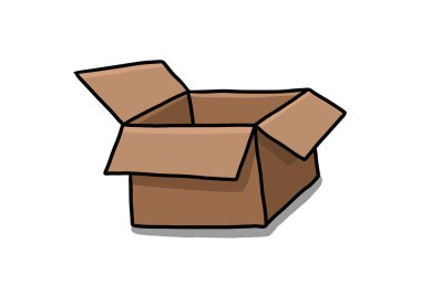 Beyaz zemin üzerinde izole karton boş eski kare durumda. Serbest el Anahat rengi el karalama resim işareti grunge sanat retro karalama stilinde kabataslak çizilmiş. Metin için yer ile portre Üstten Görünüm