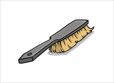 temizlik fırçası cartoon