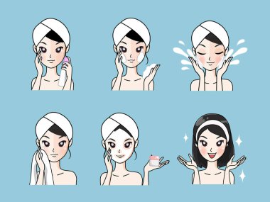 sağlıklı yüz ve maske tedavisi ile genç bakmak.