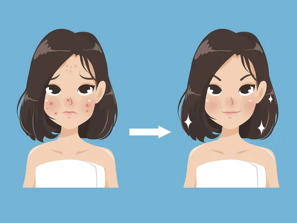 Comparer le visage ane . — Image vectorielle