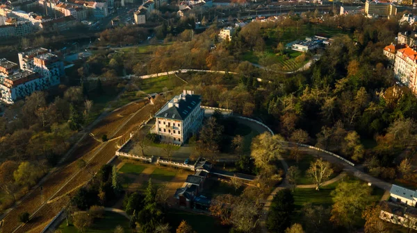 Grebovka Park antenn utsikt Royaltyfria Stockfoton