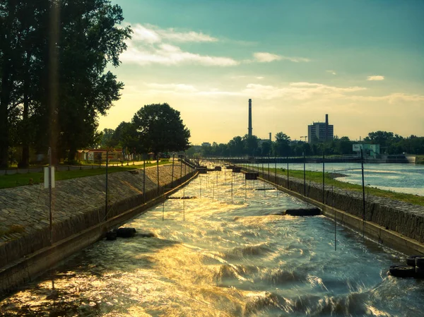 kayak and canoe path race Prague