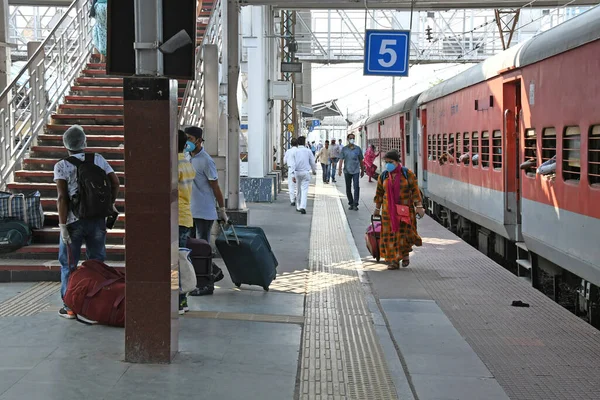 Burdwan Town West Bengal India 2020 People Stranded Other States — Stock Photo, Image