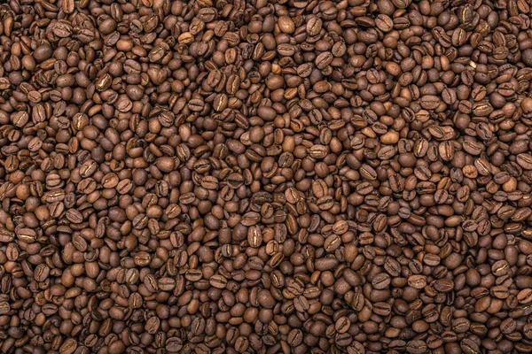 Mixture of different kinds of coffee beans. Coffee Background. Concept view.