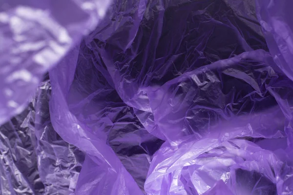 Plastik torba doku soyut bir arka plan - purpul renk doku