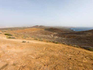 Playa Amarilla çöl manzarası ile muhteşem kıyı görmek.