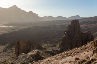 Muhteşem lav formları birçok şekil ve boyutlarda volkanik aktivite sonucunda,