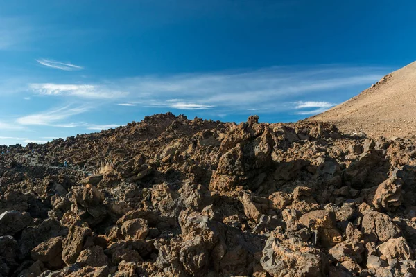 Paesaggio spettacolare con molte forme interessanti di attività vulcanica . — Foto Stock