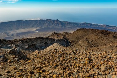 Volkanik aktivite birçok ilginç formları ile muhteşem manzara.