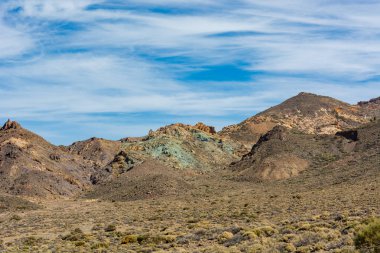 Volkanik aktivite birçok ilginç formları ile muhteşem manzara.