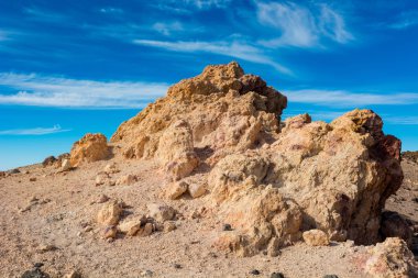 Volkanik aktivite birçok ilginç formları ile muhteşem manzara.