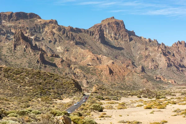 Paisaje espectacular con muchas formas interesantes de actividad volcánica . — Foto de Stock