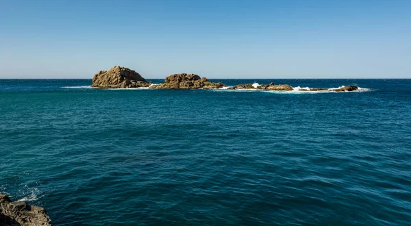Lélegzetelállító kilátás az óceánra Roque de Las Bodegas. — Stock Fotó
