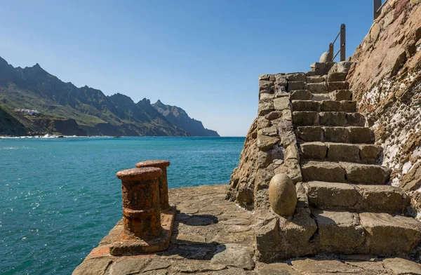 Spektakulär havs utsikt från Roque de Las Bodegas. — Stockfoto