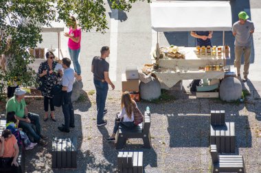 Ljubljana, Slovenya - 13 Eylül: Sıfır atık deposu Rifuzl'in resmi açılışı, 13 Eylül'de Ljubljana, Slovenya